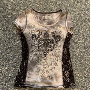 Maurices bling gray tee